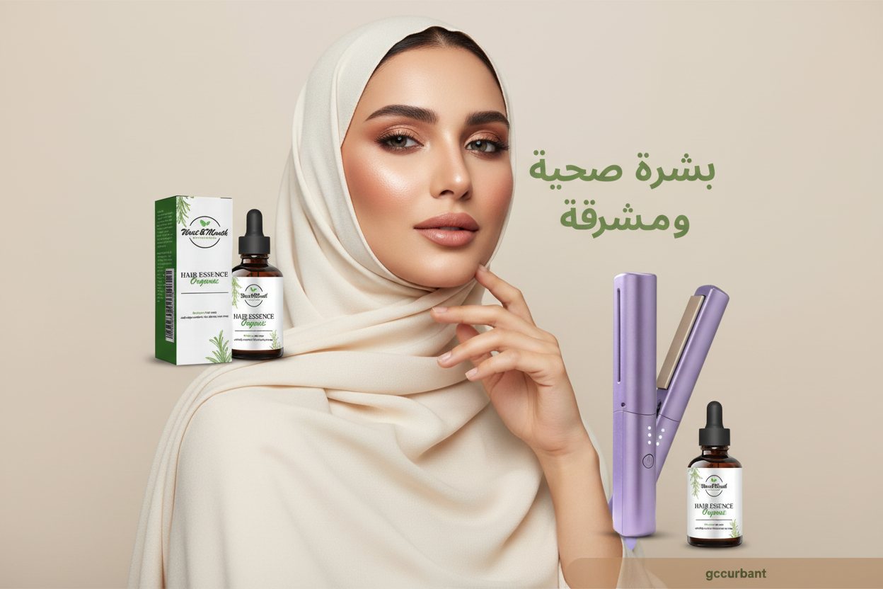 Hijab Beauty Editorial Layout with gccurbant